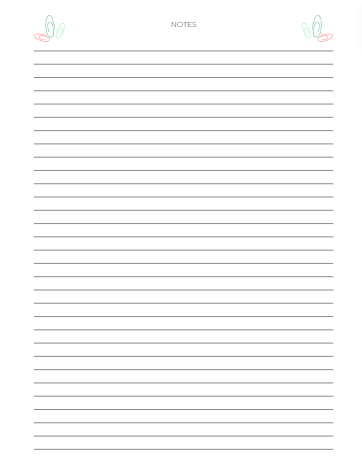 Carnet de notes Boho Rainbow