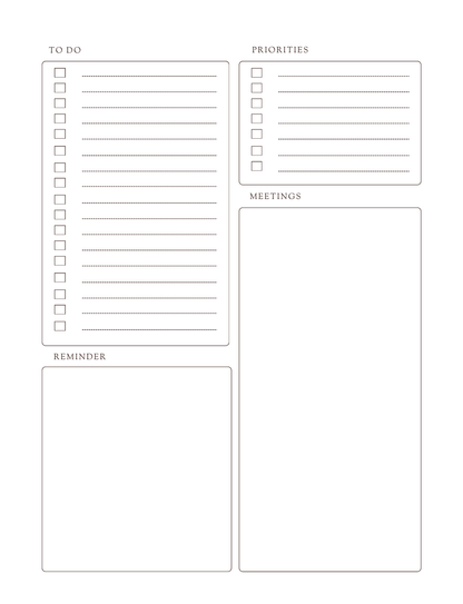 Calendrier mensuel de l'enseignant