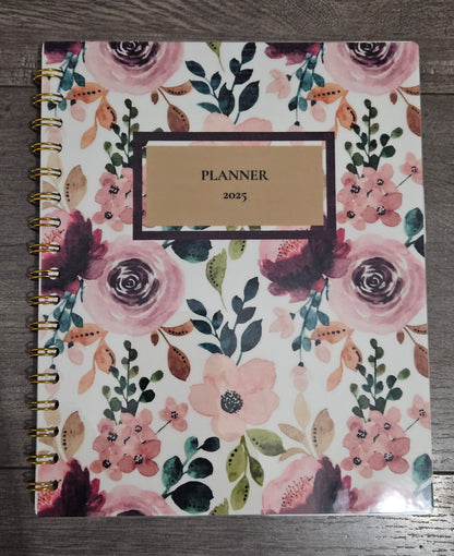 Agenda mensuel floral d'automne