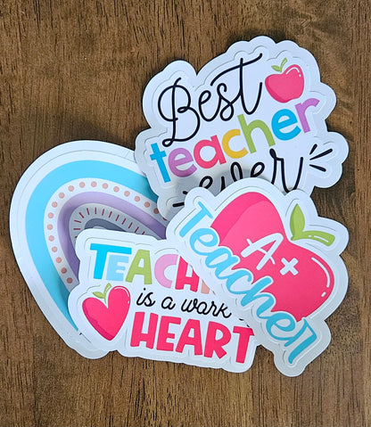 Autocollants d'appréciation des enseignants