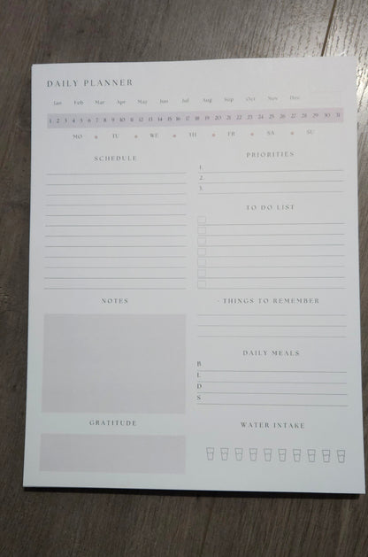 Daily Planner Notepad