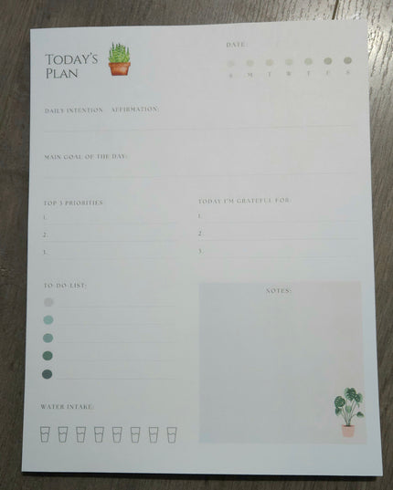 Daily Planner Notepad