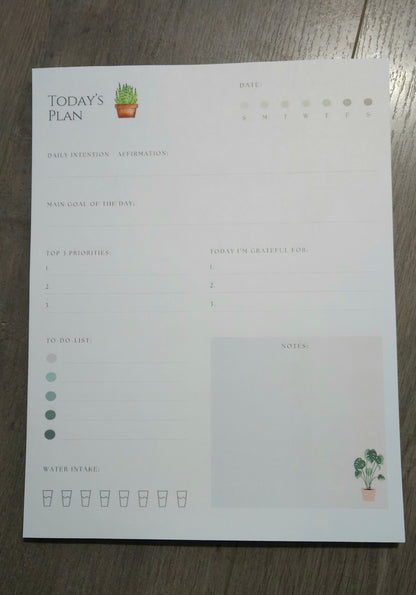 Daily Planner Notepad