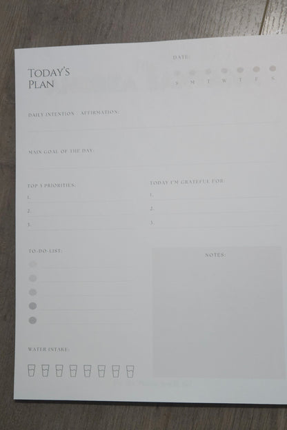 Daily Planner Notepad