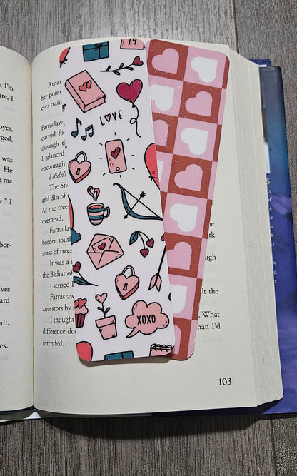 Set of Valentines Themed Bookmarks