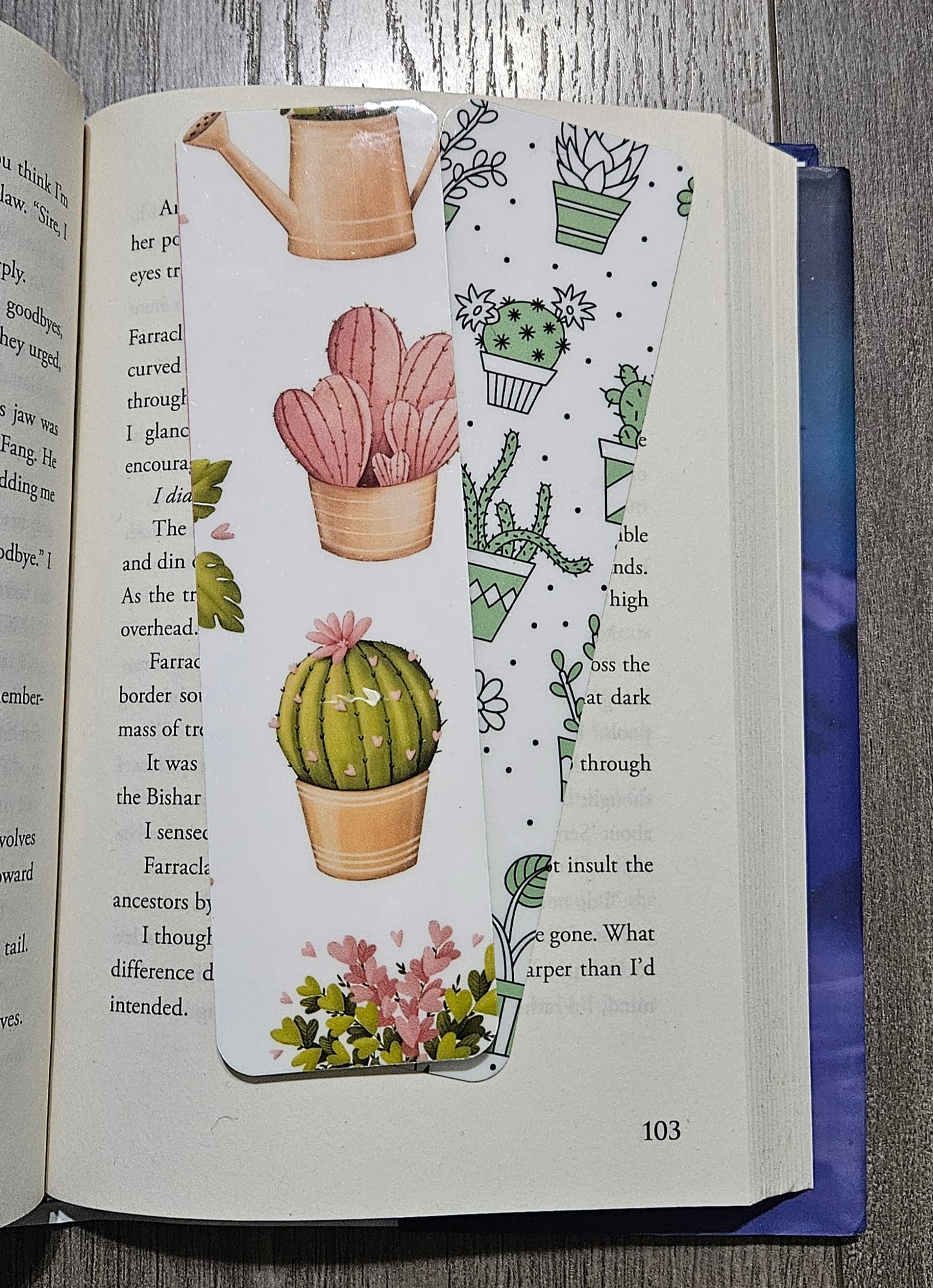 Set of Plant Lovers Themed Bookmarks