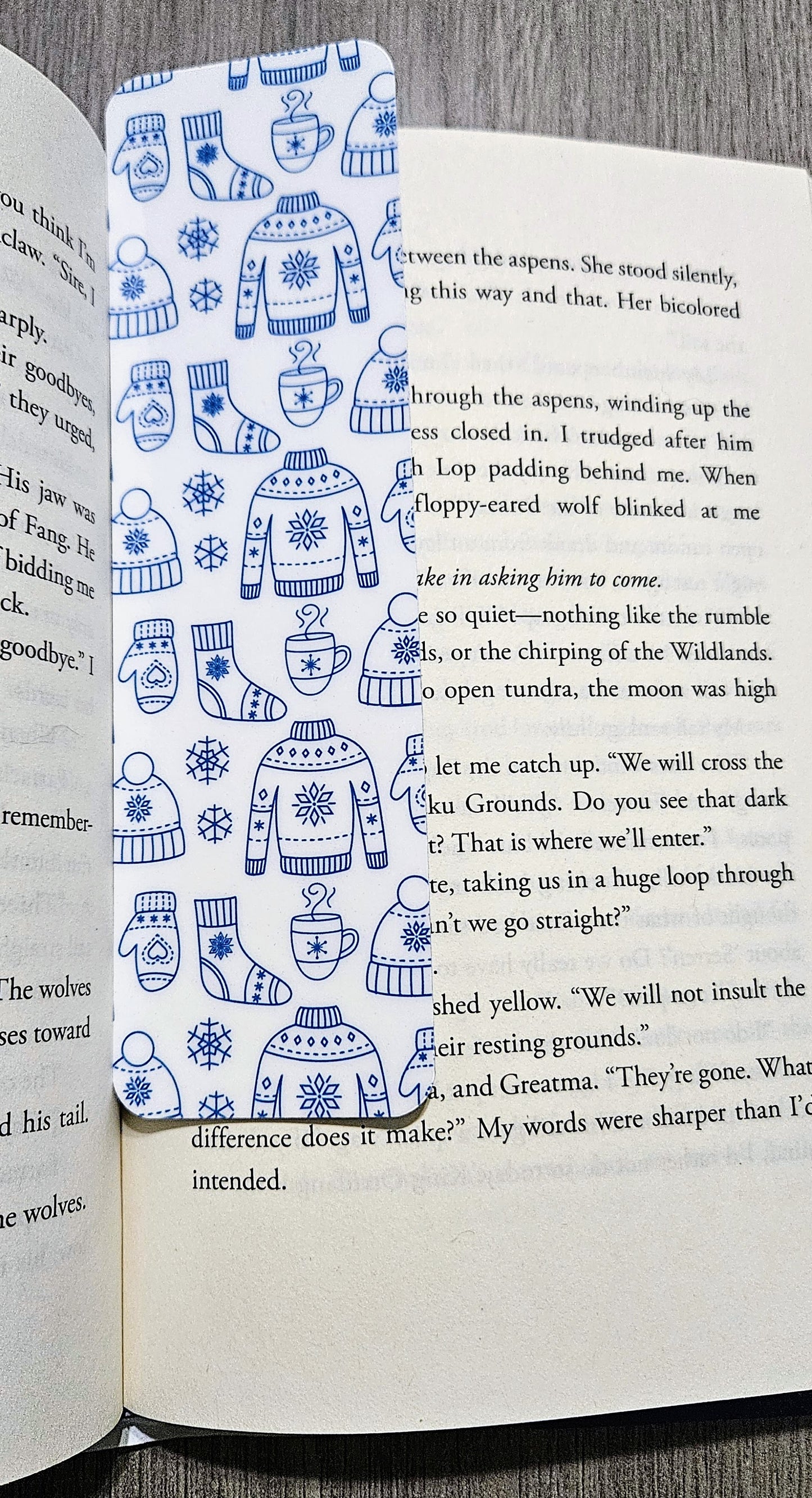 Set of Winter Themed Bookmarks