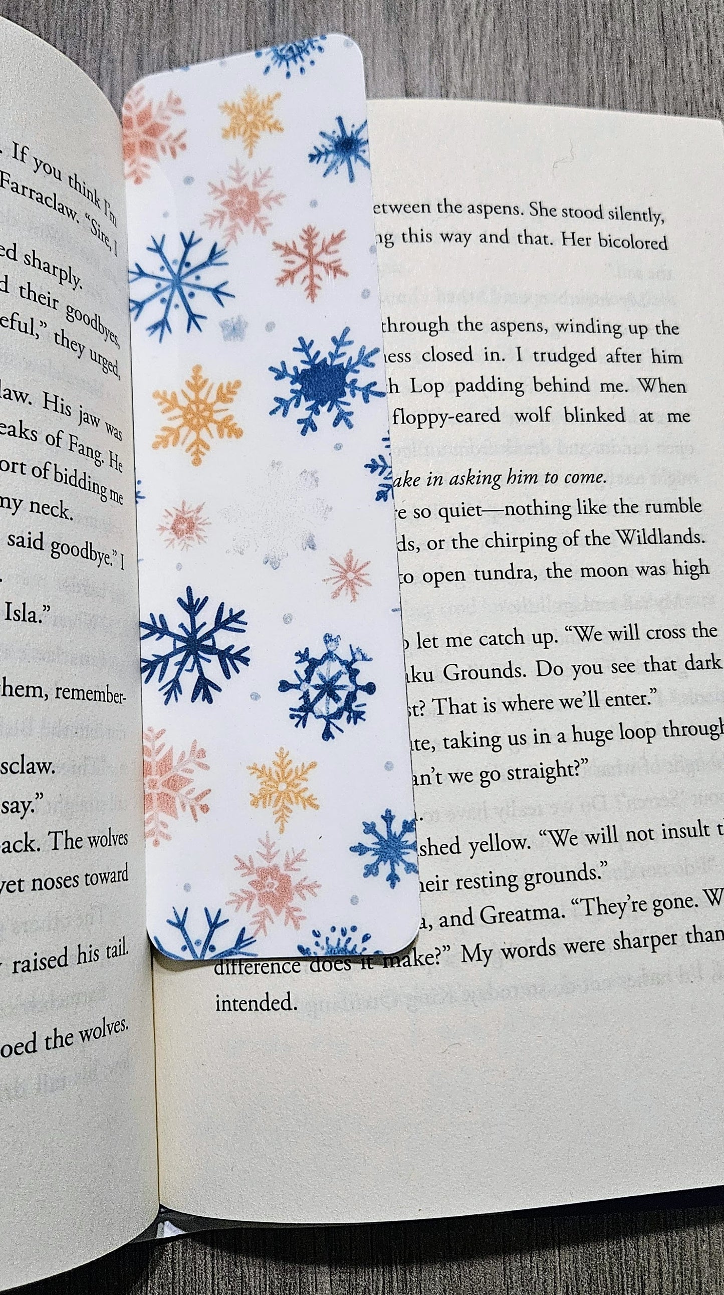 Set of Winter Themed Bookmarks