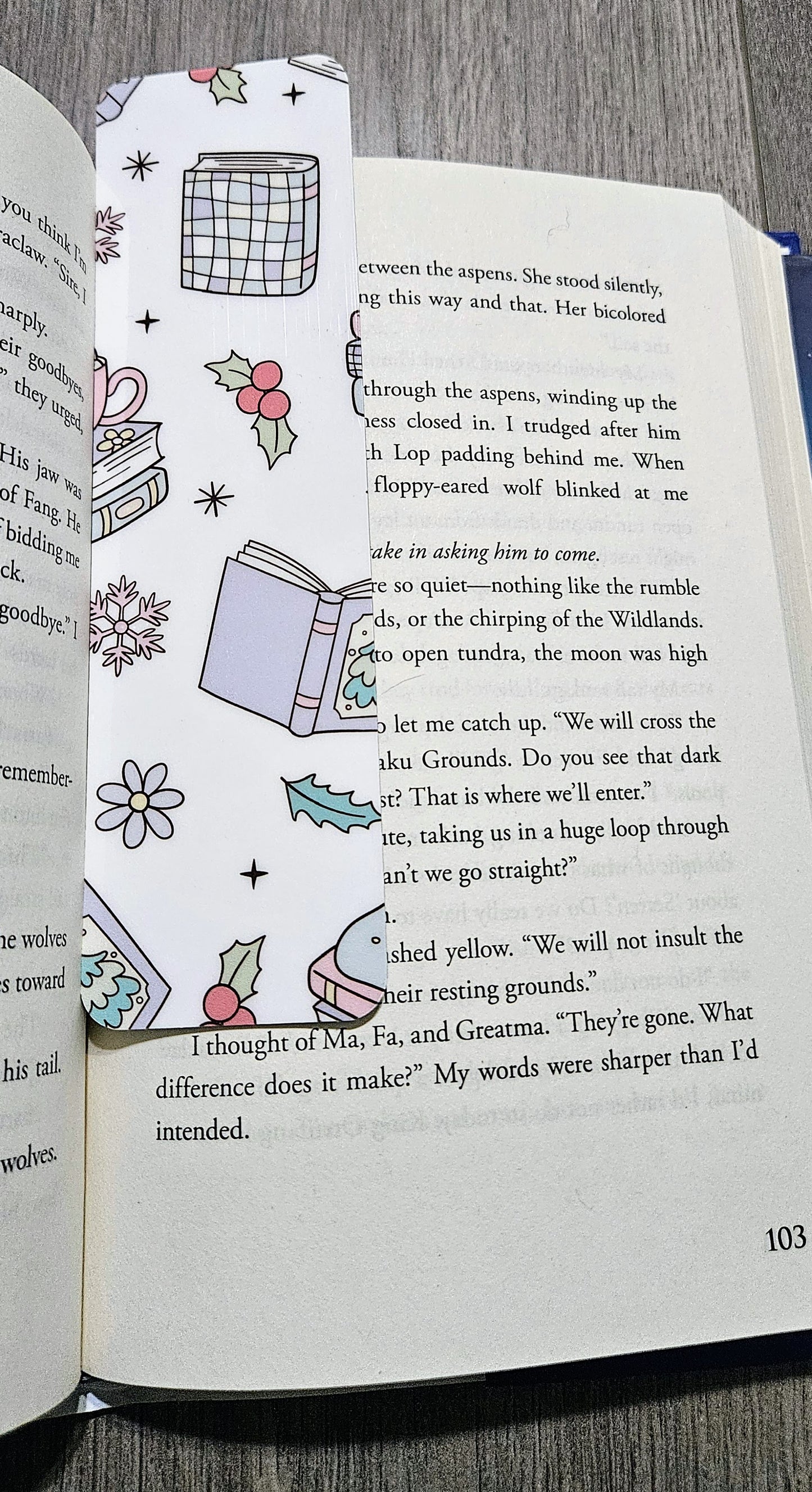 Set of Winter Themed Bookmarks