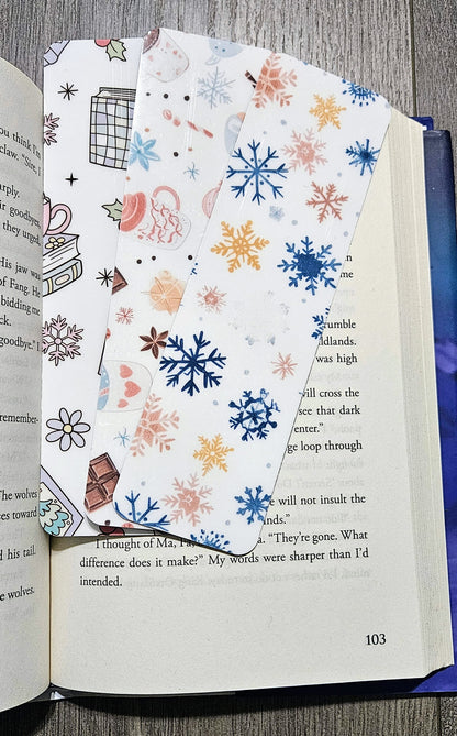 Set of Winter Themed Bookmarks