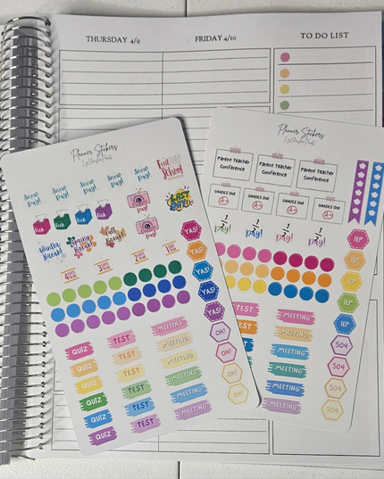 Teacher Planner Stickers