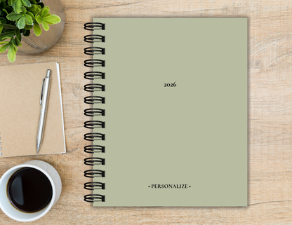 Agenda mensuel minimaliste