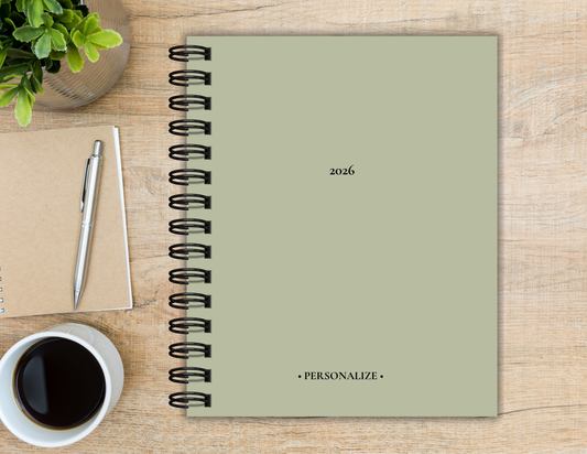 Agenda hebdomadaire minimaliste 2025