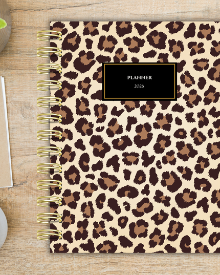 Leopard Monthly Planner