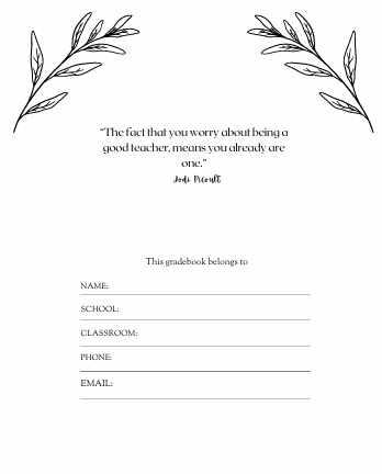 Feuilles de carnet de notes