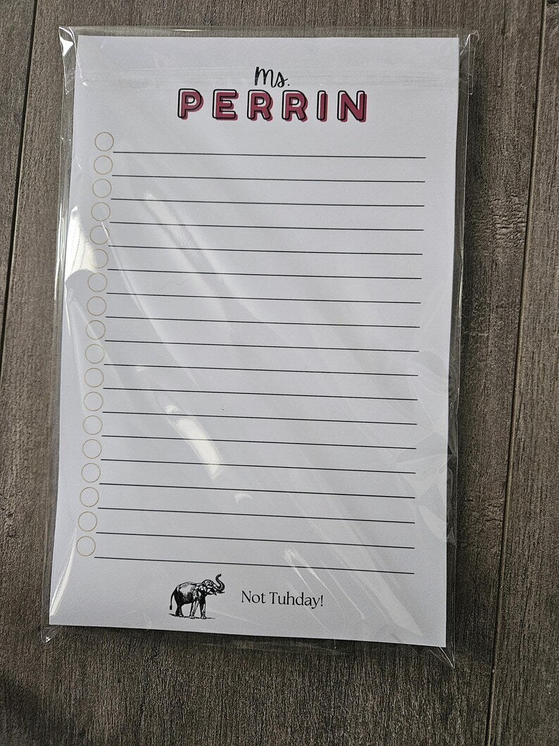 Customizable Notepad