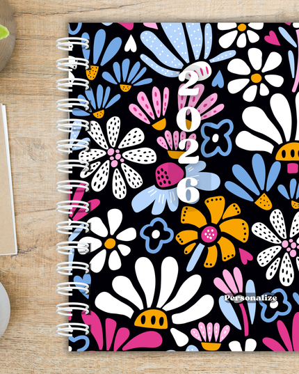 Retro Floral Daily/Weekly Planner