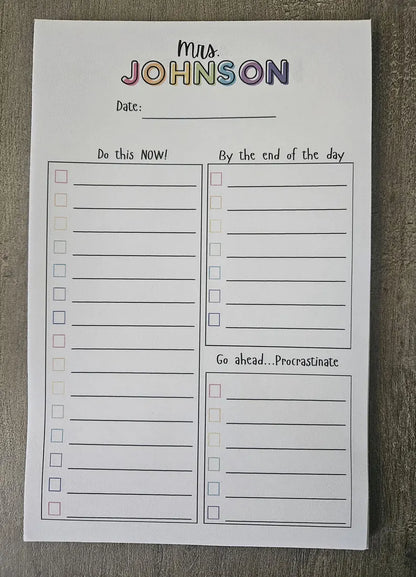 Customizable To Do List