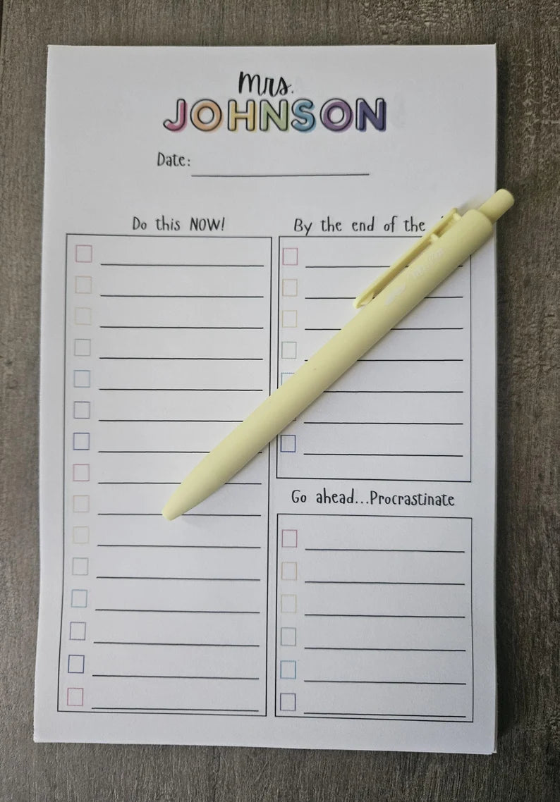 Customizable To Do List
