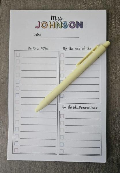 Customizable To Do List
