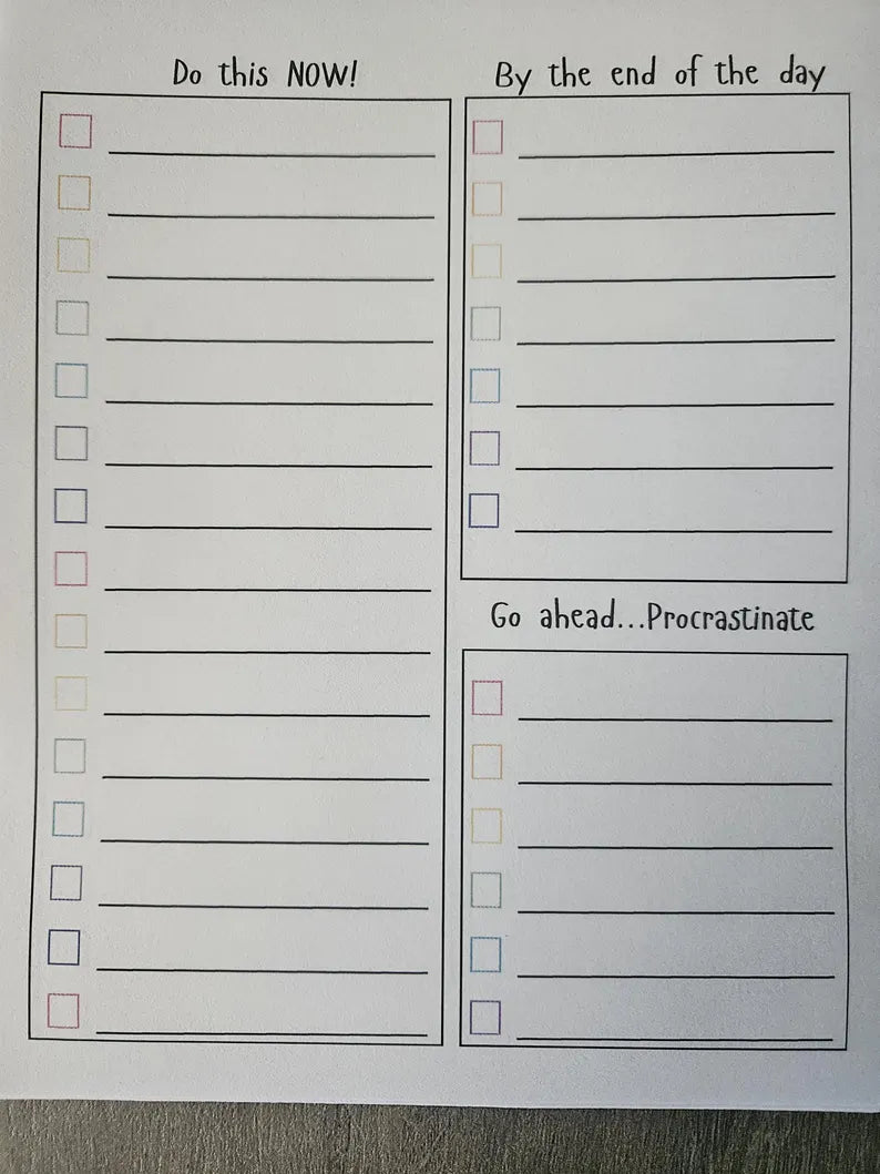 Customizable To Do List