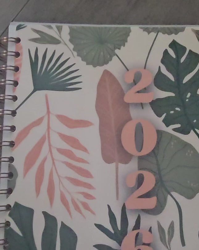 Fall Florals Daily/Weekly Planner