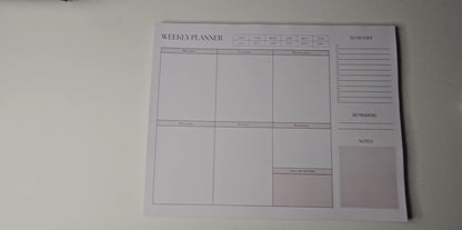 Weekly Planner Notepad