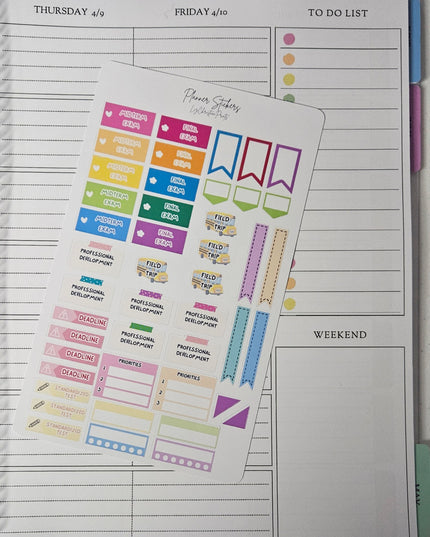 Teacher Planner Stickers