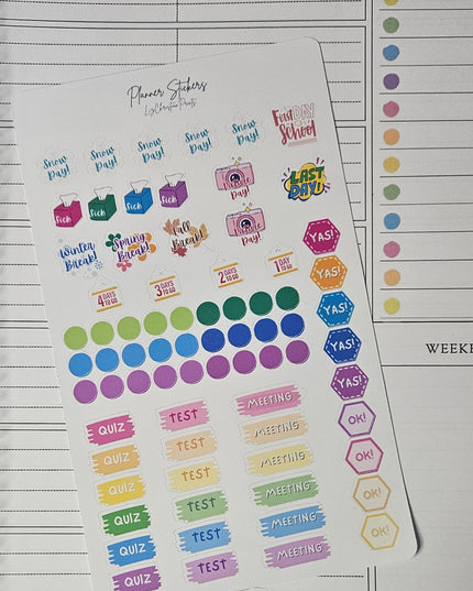 Teacher Planner Stickers