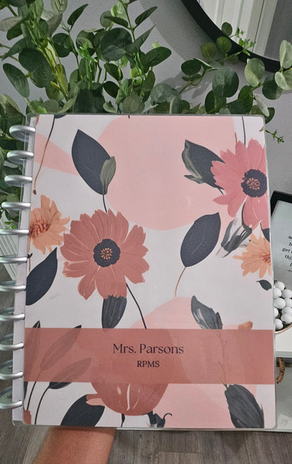 Calendrier mensuel de l'enseignant