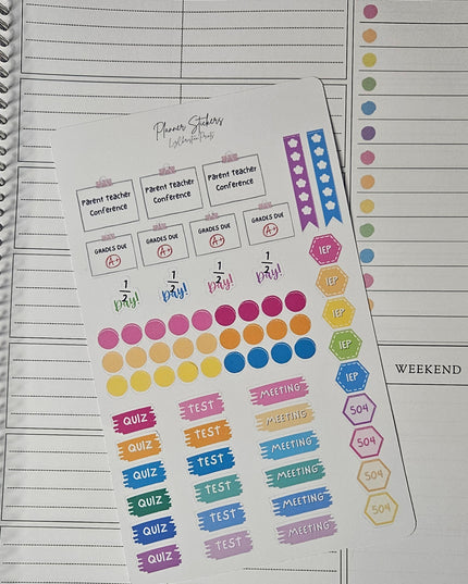 Teacher Planner Stickers
